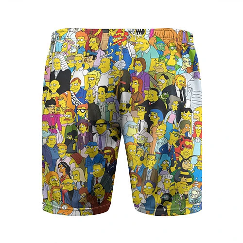 Мужские спортивные шорты Simpsons Stories / 3D-принт – фото 2
