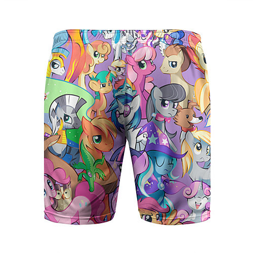 Мужские спортивные шорты My Little Pony / 3D-принт – фото 2