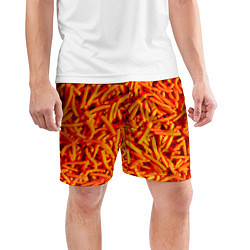 Шорты спортивные мужские Морковь, цвет: 3D-принт — фото 2