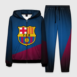 Костюм мужской FCB Barcelona, цвет: 3D-черный