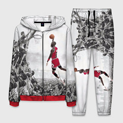 Костюм мужской Michael Jordan NBA, цвет: 3D-красный