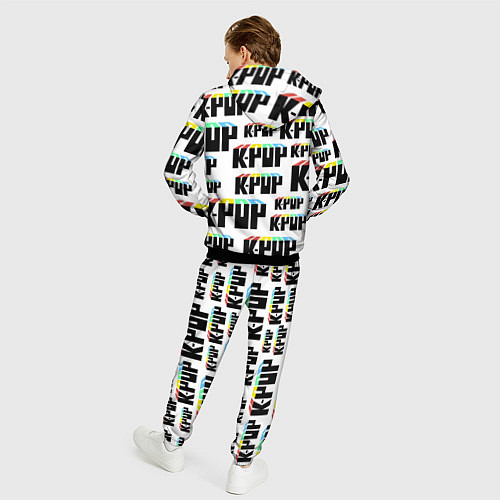 Мужской костюм K-pop Pattern / 3D-Черный – фото 4