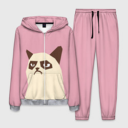 Мужской костюм Grumpy cat pink