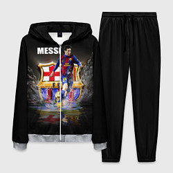 Костюм мужской Messi FCB, цвет: 3D-меланж