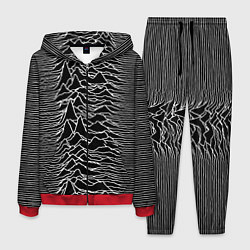 Костюм мужской Joy Division: Unknown Pleasures, цвет: 3D-красный