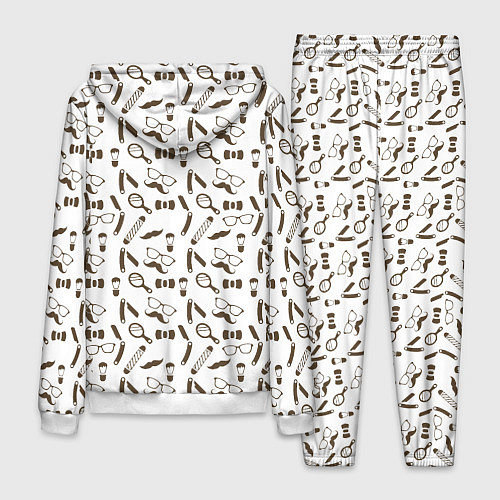 Мужской костюм Тигр-барбер / 3D-Белый – фото 2