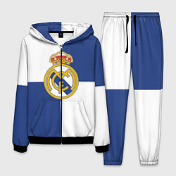 Костюм мужской Real Madrid: Blue style, цвет: 3D-черный