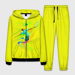 Костюм мужской Волейбол, цвет: 3D-черный