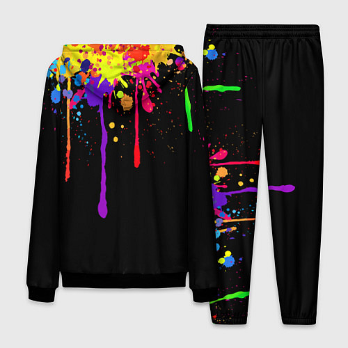 Мужской костюм Краски / 3D-Черный – фото 2