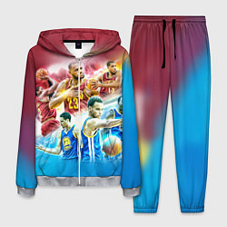 Костюм мужской Golden State Warriors, цвет: 3D-меланж