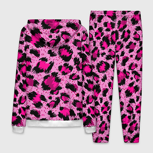 Мужской костюм Розовый леопард / 3D-Белый – фото 2