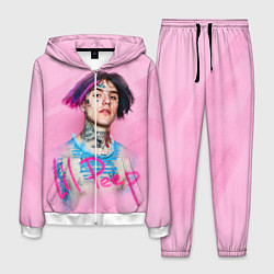 Костюм мужской Lil Peep: Pink Style, цвет: 3D-белый