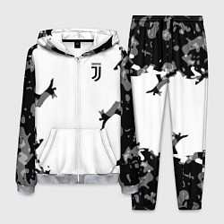 Костюм мужской FC Juventus: White Original, цвет: 3D-меланж