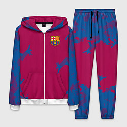 Костюм мужской FC Barcelona: Purple Original, цвет: 3D-белый