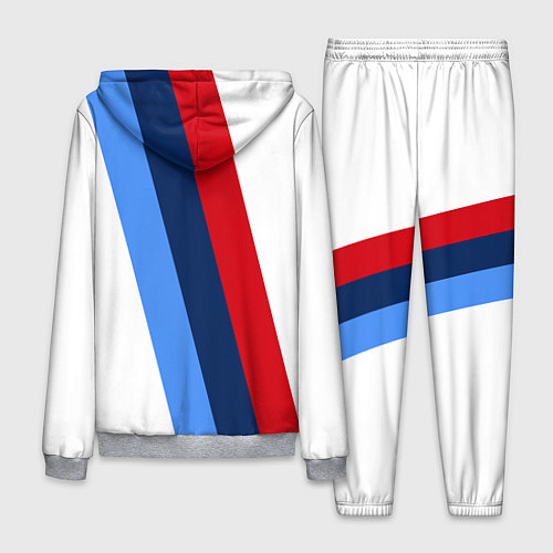 Мужской костюм BMW M: White Sport / 3D-Меланж – фото 2