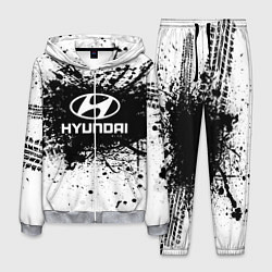 Костюм мужской Hyundai: Black Spray, цвет: 3D-меланж