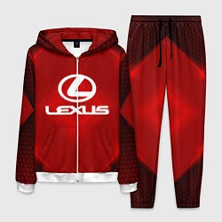 Костюм мужской Lexus: Red Light, цвет: 3D-белый