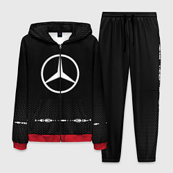 Костюм мужской Mercedes: Black Abstract, цвет: 3D-красный
