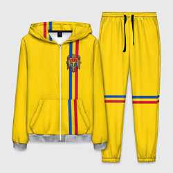 Костюм мужской Молдавия: лента с гербом, цвет: 3D-меланж