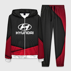 Костюм мужской Hyundai: Grey Carbon, цвет: 3D-белый