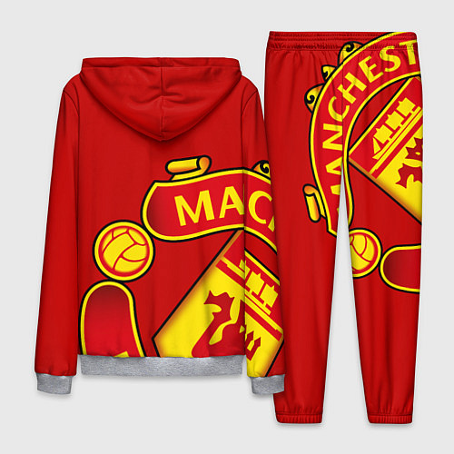 Мужской костюм FC Man United: Red Exclusive / 3D-Меланж – фото 2