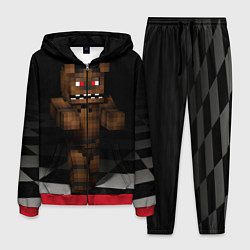 Костюм мужской Minecraft: Freddy FNAF, цвет: 3D-красный