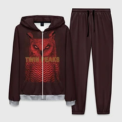 Костюм мужской Twin Peaks: Red Owl, цвет: 3D-меланж