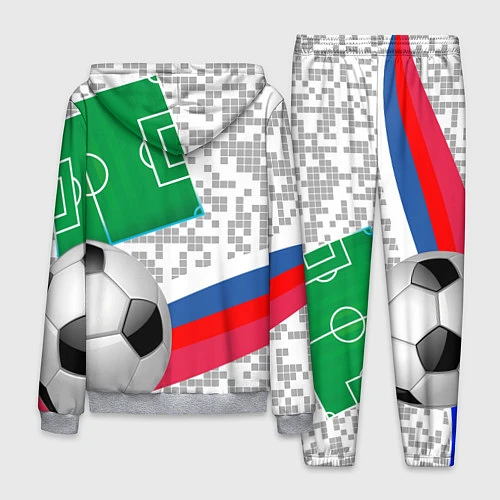 Мужской костюм Русский футбол / 3D-Меланж – фото 2