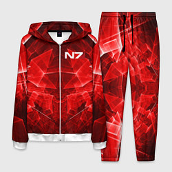 Костюм мужской Mass Effect: Red Armor N7, цвет: 3D-белый