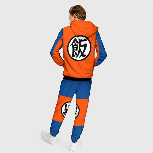 Мужской костюм DBZ: Gohan Kanji Emblem / 3D-Черный – фото 4