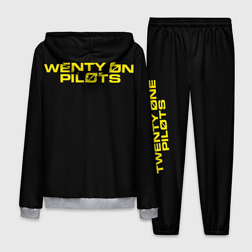 Мужской костюм 21 Pilots: Yellow Trench / 3D-Меланж – фото 2