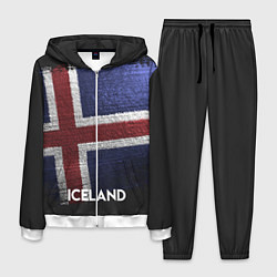 Костюм мужской Iceland Style, цвет: 3D-белый