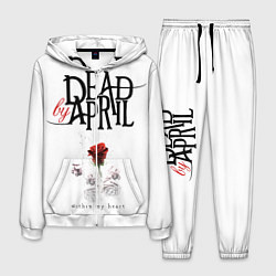 Костюм мужской Dead by April, цвет: 3D-белый