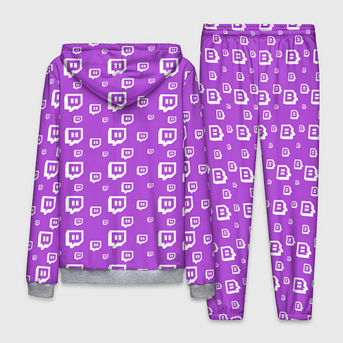 Мужской костюм Twitch: Violet Pattern / 3D-Меланж – фото 2