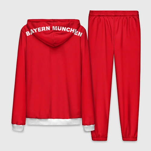 Мужской костюм FC Bayern: Home 19-20 / 3D-Белый – фото 2