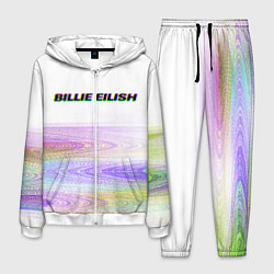 Костюм мужской BILLIE EILISH: White Glitch, цвет: 3D-белый