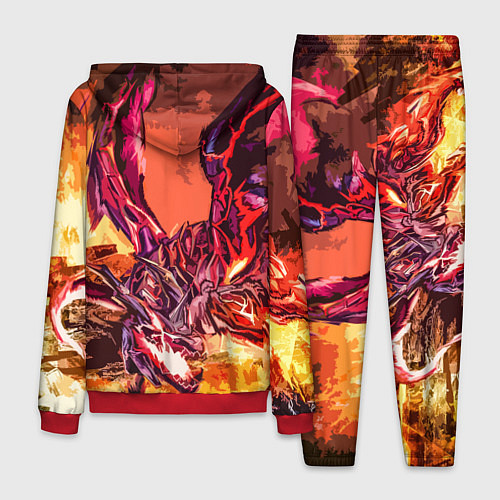 Мужской костюм CS GO / 3D-Красный – фото 2