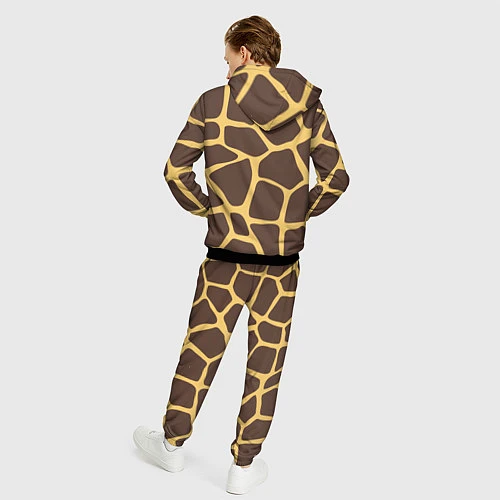 Мужской костюм Окрас жирафа / 3D-Черный – фото 4