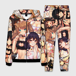 Костюм мужской Ahegao, цвет: 3D-черный