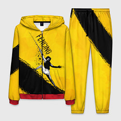 Костюм мужской Fencing, цвет: 3D-красный