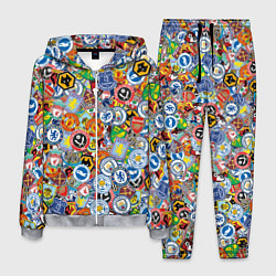 Костюм мужской Английская Премьер Лига, цвет: 3D-меланж