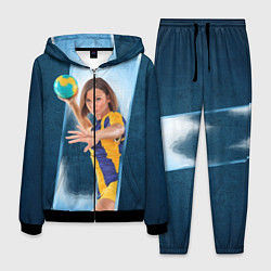 Костюм мужской Гандболистка, цвет: 3D-черный