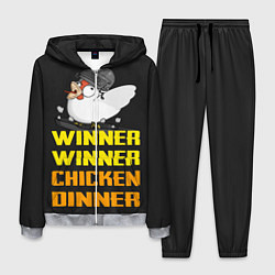 Костюм мужской Winner Chicken Dinner, цвет: 3D-меланж