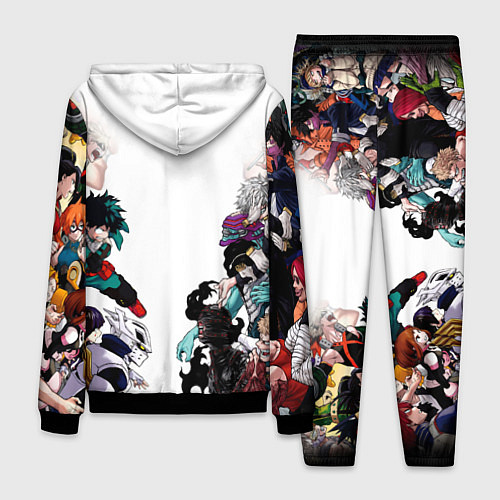 Мужской костюм My Hero Academia противостояние / 3D-Черный – фото 2