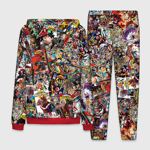 Мужской костюм Academia stikerbombing / 3D-Красный – фото 2