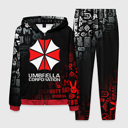 Костюм мужской RESIDENT EVIL UMBRELLA CORP, цвет: 3D-красный