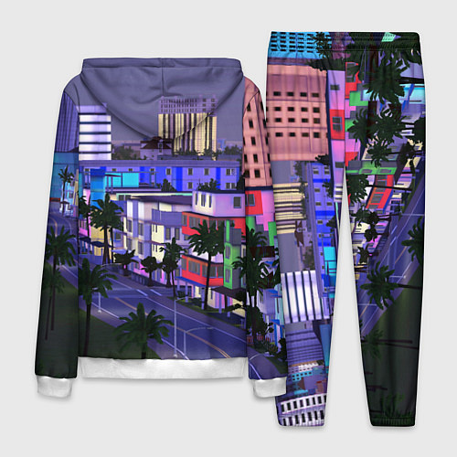 Мужской костюм Grand Theft Auto Vice City / 3D-Белый – фото 2