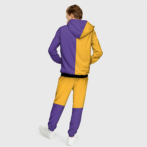 Мужской костюм LA LAKERS / 3D-Черный – фото 4