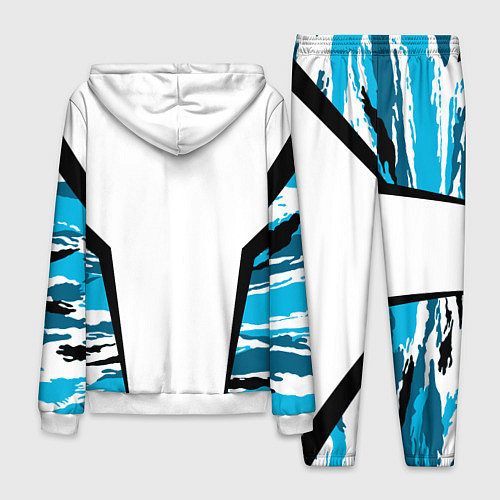 Мужской костюм ВМФ России камуфляж / 3D-Белый – фото 2