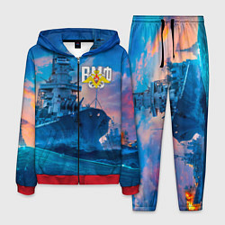 Костюм мужской ВМФ, цвет: 3D-красный